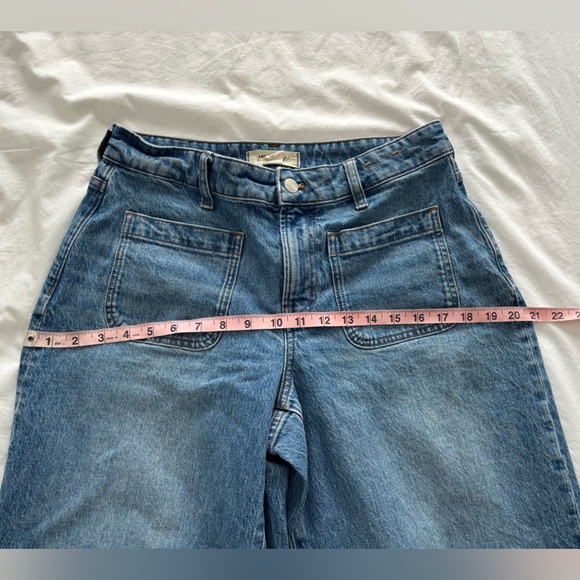 Madewell Petite Curvy Emmett Wide-Leg Jean Patch Pocket Edition - Picture 14 of 14